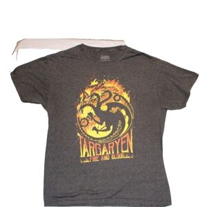 Game of Thrones "Targaryen Fire and Blood" Men Large T-Shirt
